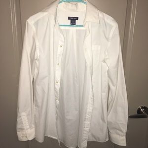 White button down